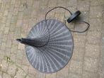 Rieten hanglamp, zwart. Netjes., Huis en Inrichting, Ophalen, Zo goed als nieuw