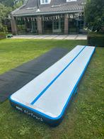 MMS airtrack blauw 5m lang, 1m breed, 20cm hoog, Kinderen en Baby's, Speelgoed | Buiten | Springkussens, Ophalen, Zo goed als nieuw
