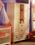 Complete slaapkamer, bed-bureau-kast, White wash, vurenhout, Kinderen en Baby's, Kinderkamer | Complete kinderkamers, Ophalen