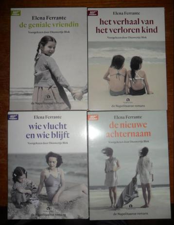NIEUW De serie van 4 Napolitaanse romans van Elena Ferrante beschikbaar voor biedingen