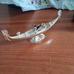 Gouden Venetiaanse Gondel Ornament, Antiek en Kunst, Ophalen, Goud