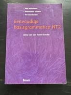 Eenvoudige basisgrammatica NT2 - Jenny van der Toorn-Schutte, Boeken, Ophalen of Verzenden, Alpha, Zo goed als nieuw, Niet van toepassing