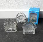 Vintage waxinelichthouders glas zon glazen partylights, Huis en Inrichting, Woonaccessoires | Kandelaars en Kaarsen, Overige materialen