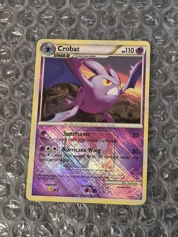 Crobat 14/95 HGSS Unleashed League Promo HeartGold SoulSilve beschikbaar voor biedingen