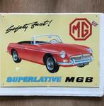 MGB plate 40x30cm, Ophalen of Verzenden, Zo goed als nieuw, Auto's
