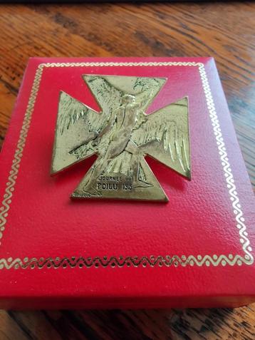 Zeldzame medaille/speld WO1, 1915 René Lalique beschikbaar voor biedingen