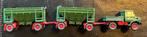 Wiking 1:87 29404 Unimog U1500 met twee kolenwagens, Ophalen, Zo goed als nieuw, Bus of Vrachtwagen, Wiking