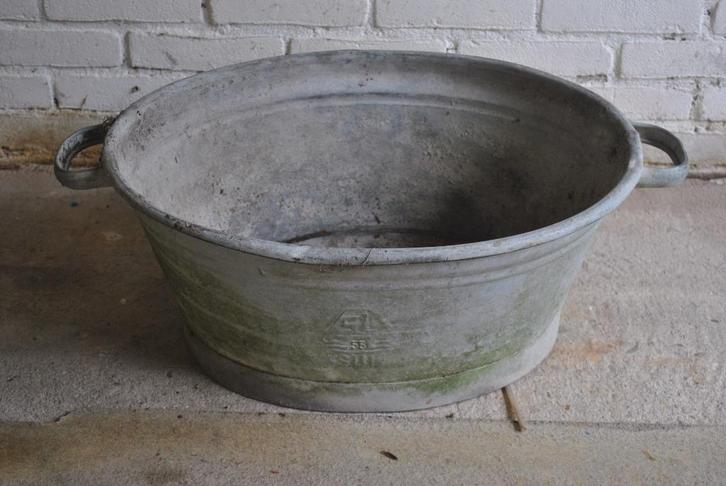 Teil, 25 cm hoog, 56 cm breed, diepte 45 cm, Tuin en Terras, Bloembakken en Plantenbakken, Gebruikt, Minder dan 30 cm, Minder dan 60 cm