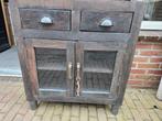 Schitterend dressoirtje old wood, Huis en Inrichting, Kasten | Dressoirs, Ophalen, Nieuw, 25 tot 50 cm