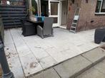 Gratis terrastegels (80x40cm) - Zelf eruit halen!, Ophalen, Gebruikt, 10 m² of meer, Beton