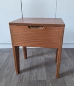 Nachtkastje, opbergmeubel, kruk, klein kastje, deksel, hout, Ophalen of Verzenden, Zo goed als nieuw, Minder dan 45 cm, Minder dan 55 cm