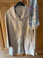 Mooie damesjas zomerjas regenjas beige met sjaaltje, maat 40, Ophalen of Verzenden, Zo goed als nieuw, Maat 38/40 (M), Beige