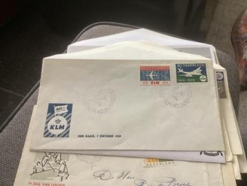 No3899 E40 anders 40 jaar klm 7-10-1959 blanco Heb ook van beschikbaar voor biedingen