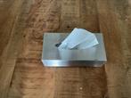Tissue box RVS, Ophalen of Verzenden, Gebruikt