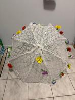 Decoratieve Parasol met Kant, Ophalen of Verzenden, Transparant, Nieuw, Wit