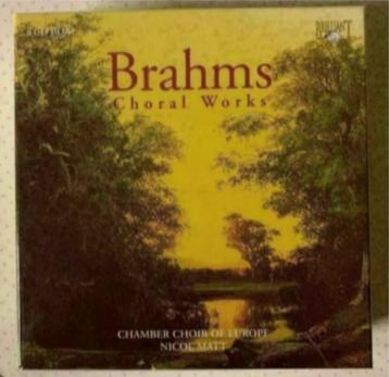 8 CD Box; Brahms Choral Works; chamber choir of Europe