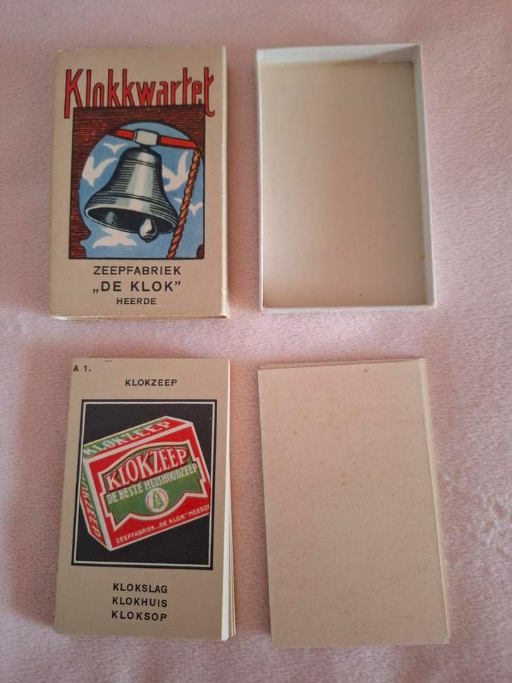 Klokkwartet  'De Klok' 1935 - Uitzonderlijke Staat!, Hobby en Vrije tijd, Gezelschapsspellen | Kaartspellen, Zo goed als nieuw