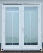 Mooie hardhouten openslaande tuindeuren inclusief kozijn!, Ophalen, Gebruikt, Deurkozijn, 150 tot 225 cm