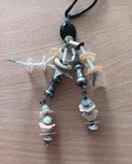 Lange vintage ketting met schelpjes, Sieraden, Tassen en Uiterlijk, Kettingen, Ophalen of Verzenden, Zo goed als nieuw, Overige materialen