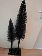 Moderne Zwarte Kerstboompjes - Set van 2, Diversen, Kerst, Ophalen