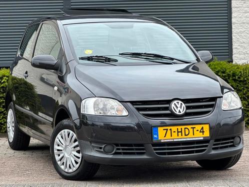 Volkswagen Fox 1.4 55KW 2008 Zwart|VERKOCHT!, Auto's, Volkswagen, Bedrijf, Fox, ABS, Airbags, Alarm, Elektrische ramen, Metallic lak