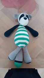 Gehaakte Wasbeer Knuffel - Handgemaakt, Kinderen en Baby's, Speelgoed | Knuffels en Pluche, Ophalen, Zo goed als nieuw, Overige typen