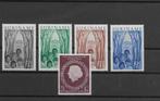 Suriname 1954, NVPH 312 t/m 316, Ongebruikt., Postzegels en Munten, Postzegels | Suriname, Verzenden, Postfris