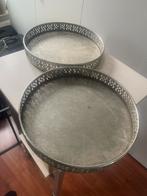 Marrakesh  Dienbladen/plateau - Zilverkleurig -goudkleurig, Huis en Inrichting, Woonaccessoires | Schalen en Manden, Ophalen, Overige materialen