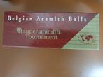 biljartballen tournament aramith 61,5mm, Ophalen of Verzenden, Zo goed als nieuw, Keu of Ballen