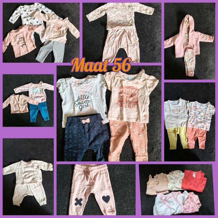 Kledingpakket maat 56 meisje Feetje Z8 Prenatal, Kinderen en Baby's, Babykleding | Maat 56, Zo goed als nieuw, Meisje, Ophalen of Verzenden