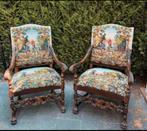 2 kasteel stoelen, Antiek en Kunst, Antiek | Meubels | Stoelen en Banken, Ophalen of Verzenden