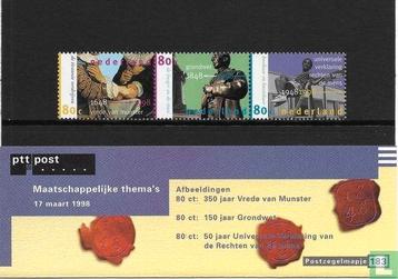 Postzegelmapje 183 - Jubilea 1998 NL beschikbaar voor biedingen
