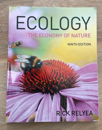 Ecology The economy of nature Ninth edition beschikbaar voor biedingen