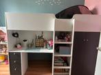 Hoogslaper met bureau en kast, Kinderen en Baby's, Kinderkamer | Stapelbedden en Hoogslapers, Ophalen of Verzenden, Gebruikt, Hoogslaper