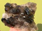 Flinke Natuurlijke Rookkwarts cluster Brazilië mineralen, Verzamelen, Mineralen en Fossielen, Ophalen of Verzenden, Mineraal