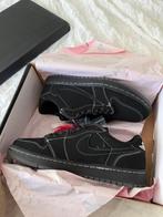 Nike Air Travis Scott Jordan 1 Low Black Phantom - Maat 38, Ophalen of Verzenden, Nieuw, Zwart, Sneakers of Gympen