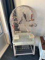 Valksparkieten, Dieren en Toebehoren, Ophalen of Verzenden, Gebruikt, Metaal, Vogelkooi
