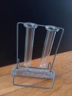 Vaas met reageerbuisjes, Overige kleuren, Ophalen of Verzenden, Minder dan 50 cm, Glas