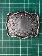 zilverkleur buckle gesp country western stijl 9x7 cm, Losse buckle of gesp, Overige kleuren, Verzenden, Nieuw