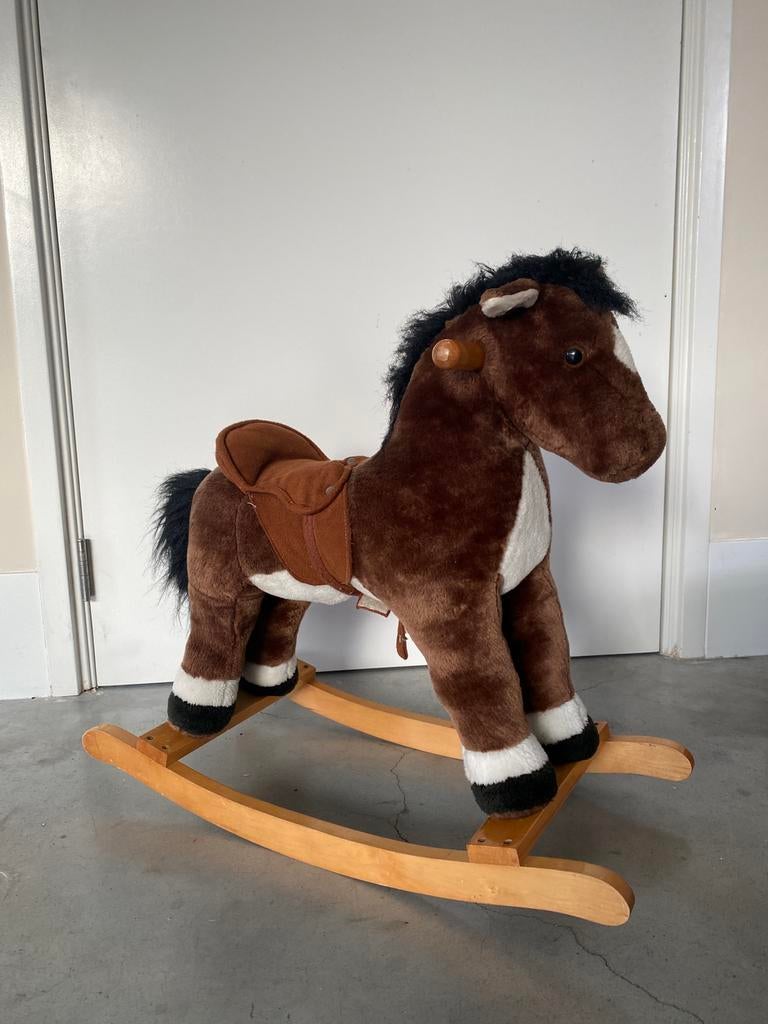 Hobbelpaard met  geluid, Ophalen of Verzenden, Gebruikt, Jongen of Meisje