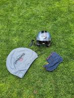 Retro jet helm met vizier(Maat S) 55/56, Motoren, Ophalen, Tweedehands, Jethelm, Overige merken