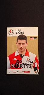 Spelerskaart met handtekening; Luigi Bruins # Feyenoord, Verzenden, Nieuw, Feyenoord, Spelerskaart