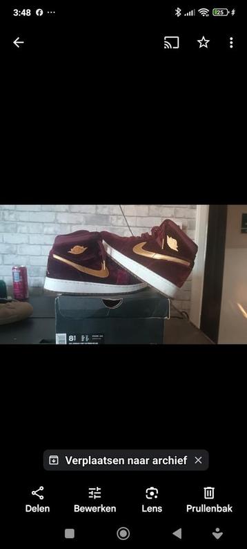 Nike Air Jordan gs   Maroon @ night  beschikbaar voor biedingen