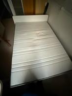 Twijfelaar bed 140x200 met matras, Huis en Inrichting, Gebruikt, Wit, Twijfelaar, 200 cm