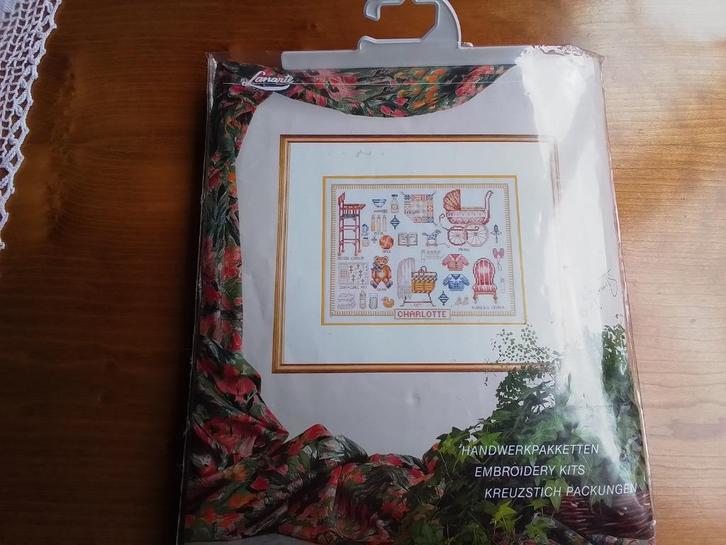 Borduurpakket Geboorte van Lanarte, Hobby en Vrije tijd, Borduren en Borduurmachines, Gebruikt, Borduurpakket, Ophalen of Verzenden