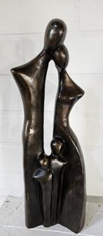 bronzen beeld / FAMILIE met 1 ,2 EN 3 KINDEREN, Antiek en Kunst, Ophalen of Verzenden