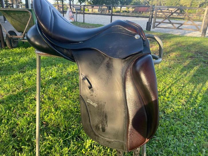 Zaldi Zadel, Dieren en Toebehoren, Paarden en Pony's | Hoofdstellen en Tuigage, Zo goed als nieuw, Dressuur, Ophalen of Verzenden