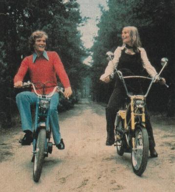 Retro reclame 1976 Starflite brommer huur 'm nu beschikbaar voor biedingen