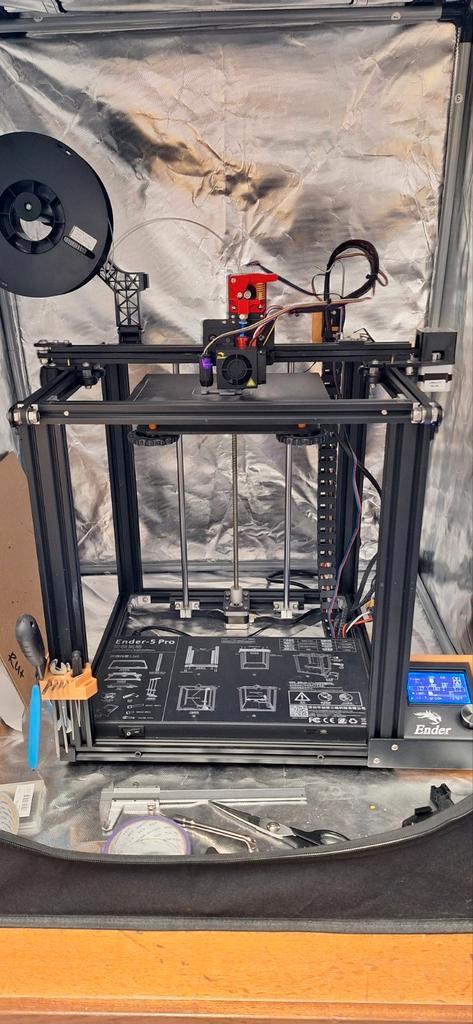 Creality Ender 5 Pro 3D Printer, Computers en Software, 3D Printers, Gebruikt, Ophalen of Verzenden