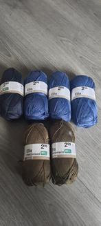 6 bollen Ella gemerceriseerde katoen, Hobby en Vrije tijd, Ophalen of Verzenden, Nieuw, Breien of Haken, Wol of Garen